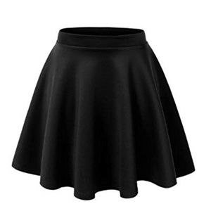 Black skater skirt